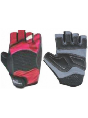 Женские перчатки hunter sports красно-черные s