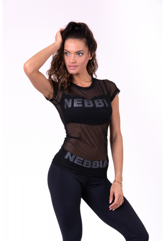 Женская майка Nebbia Flash-Mesh T-shirt 665 black